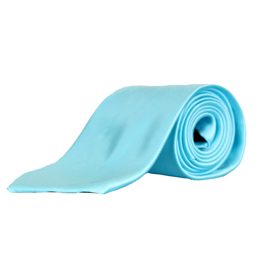 Men's Solid Self-Tie Neck Tie - 3INCHPS -20 Colors - BucheliUSA