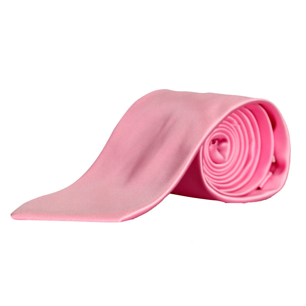 Men's Solid Self-Tie Neck Tie - 3INCHPS -20 Colors - BucheliUSA