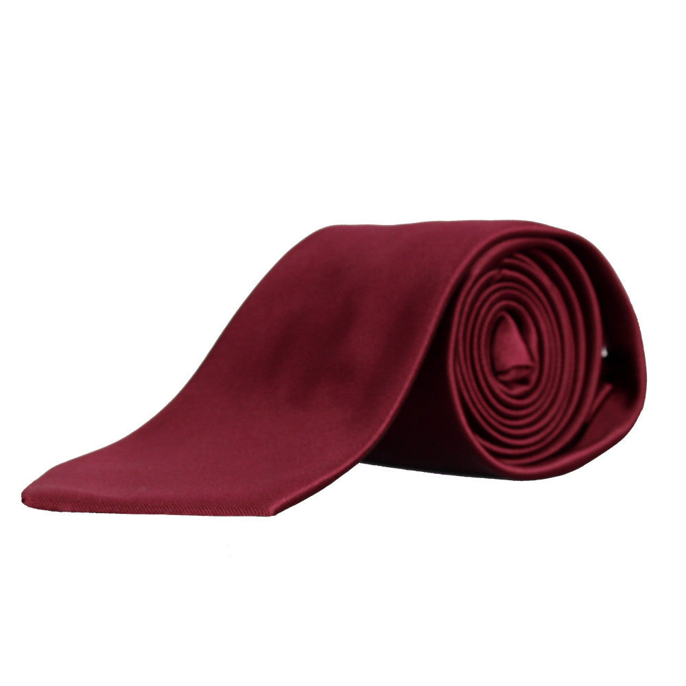 Men's Solid Self-Tie Neck Tie - 3INCHPS -20 Colors - BucheliUSA