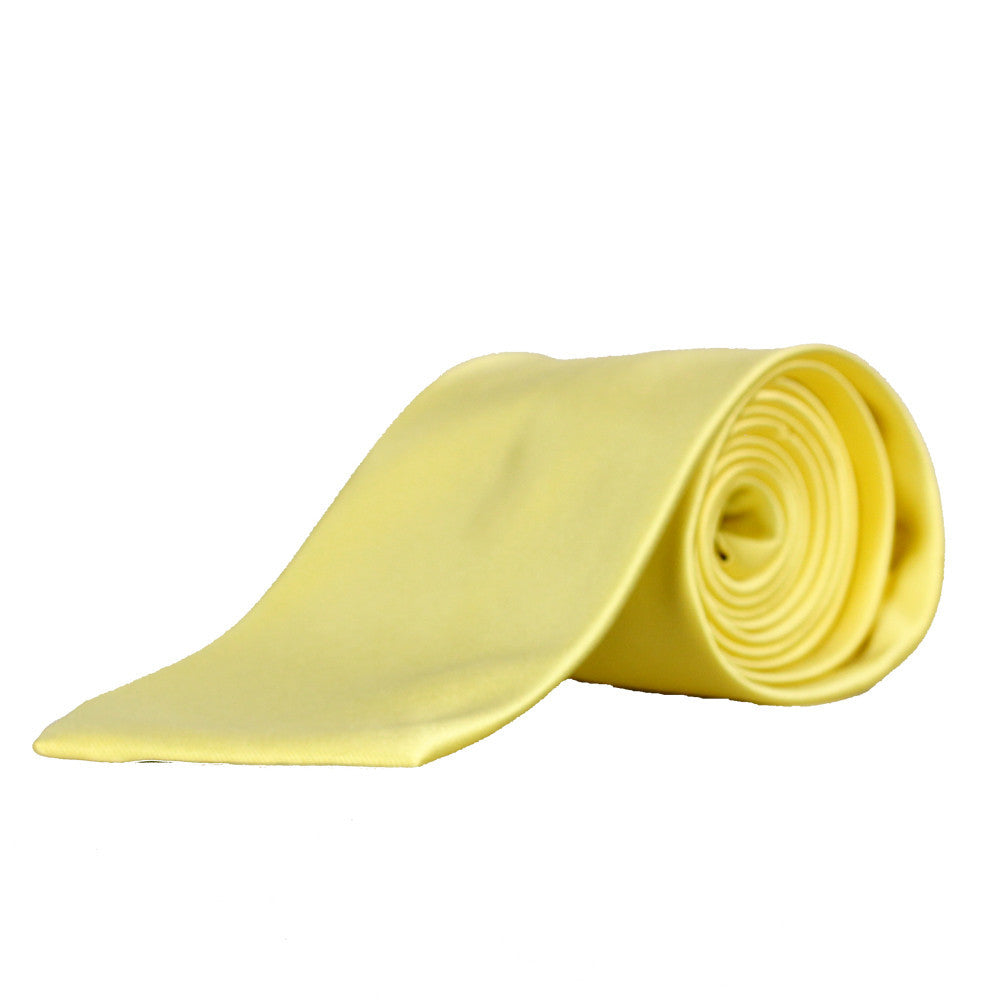 Men's Solid Self-Tie Neck Tie - 3INCHPS -20 Colors - BucheliUSA