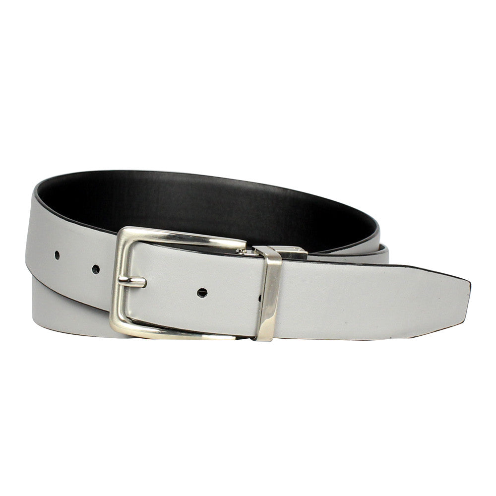 Men's Reversible Steel Frame Leather Dress Belt - 600REV - BucheliUSA