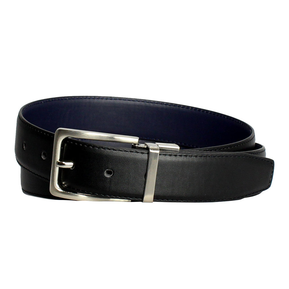 Men's Reversible Steel Frame Leather Dress Belt - 600REV - BucheliUSA