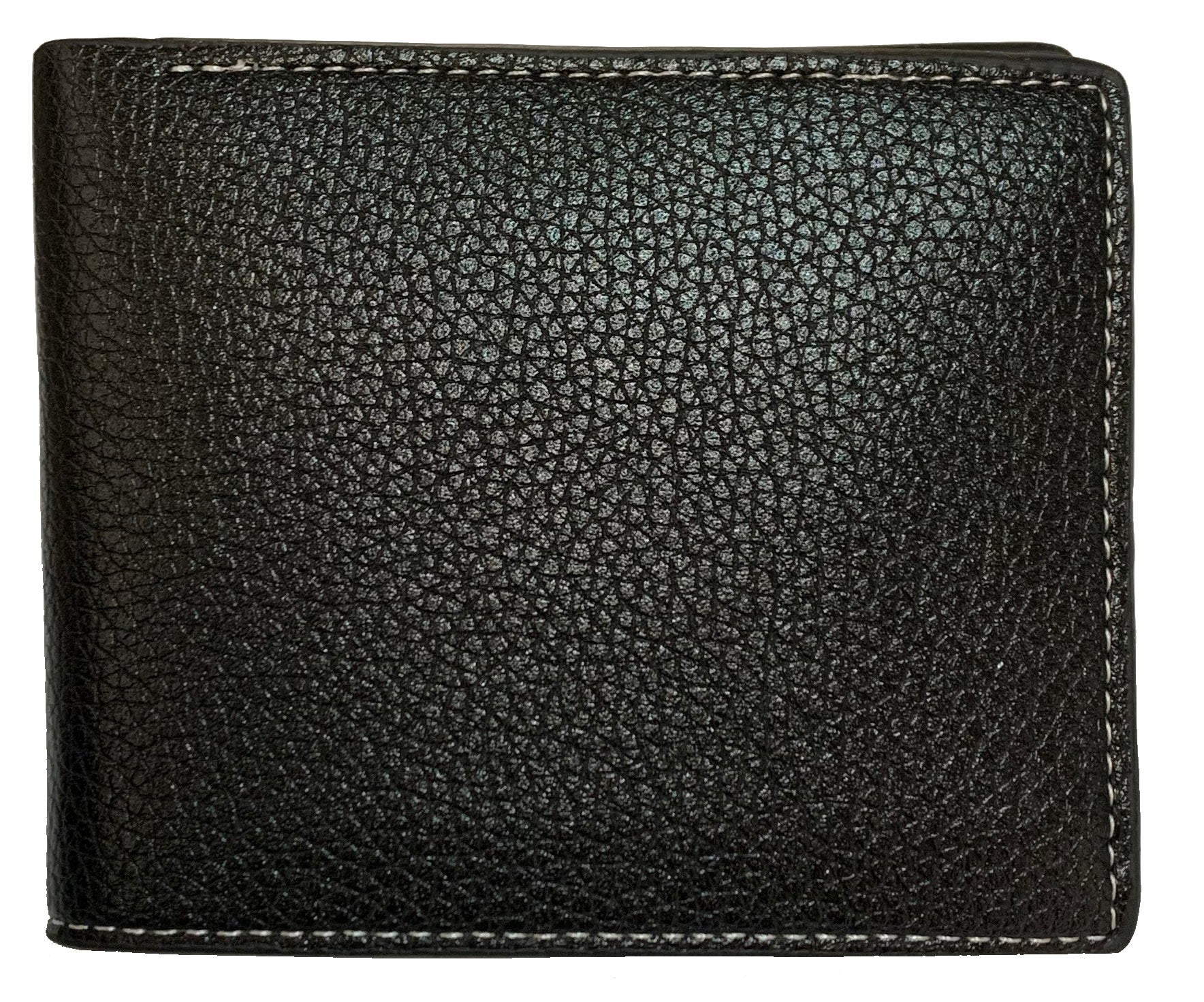 EMP Men Billfold Double Fold Genuine Leather Wallet