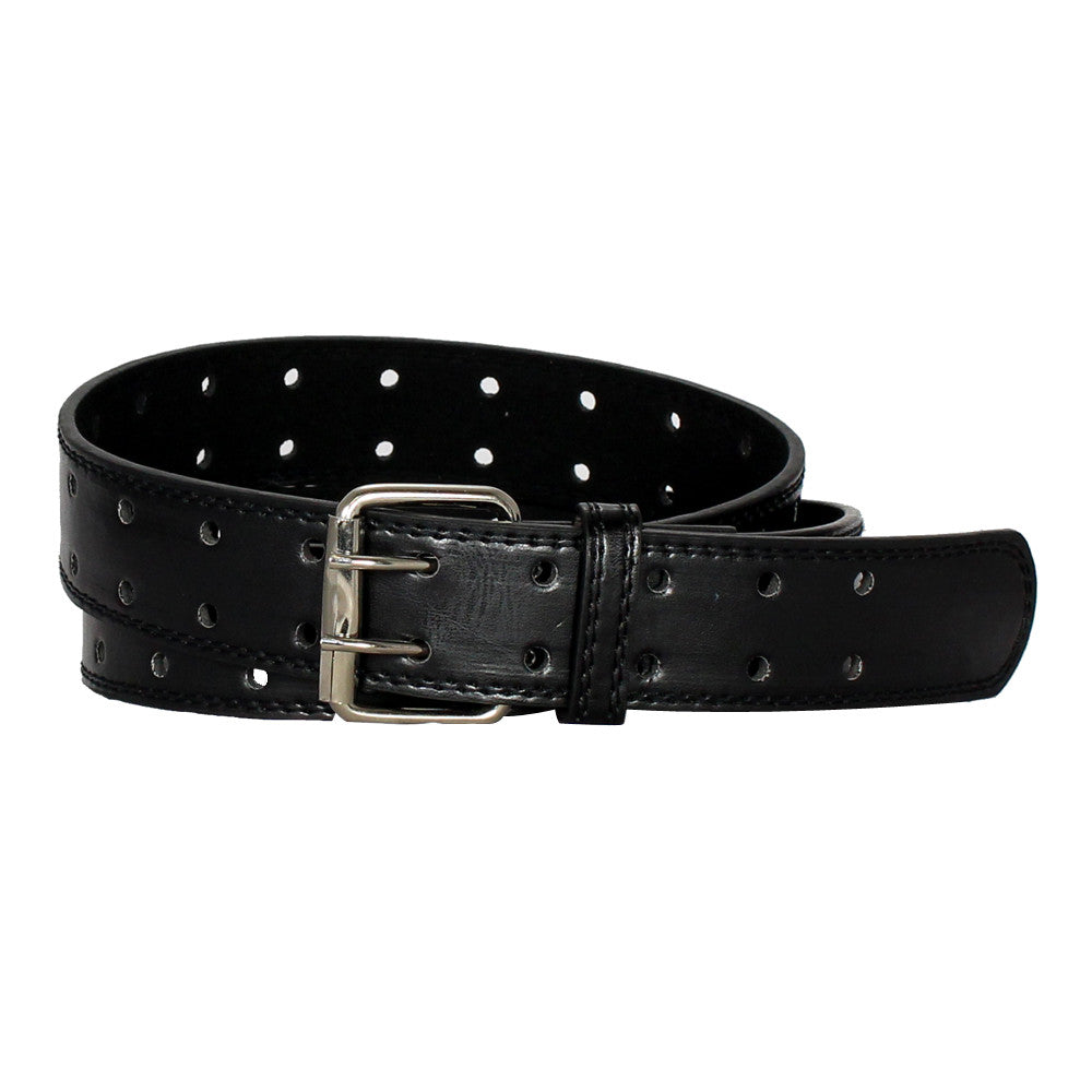 Men's Double-Prong Leather Belt - 2190 - BucheliUSA