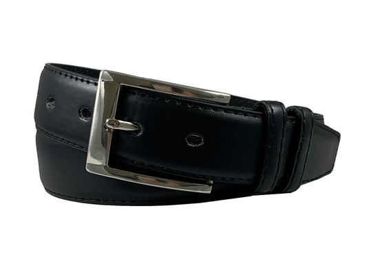Men's Detail Stitching Leather Belt w/Square Stainless Steel Buckle- BW1022