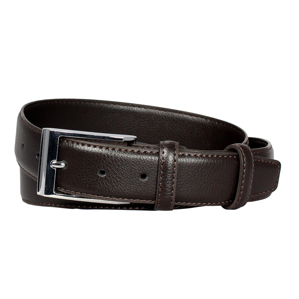 Men's Double Loop Leather Belt - UB3589 - BucheliUSA