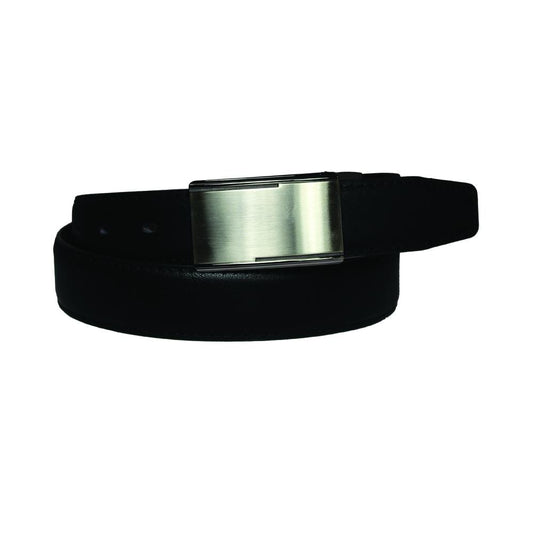 Men's Brushed Buckle Horizontal Cut-Out Belt - UB810 - BucheliUSA