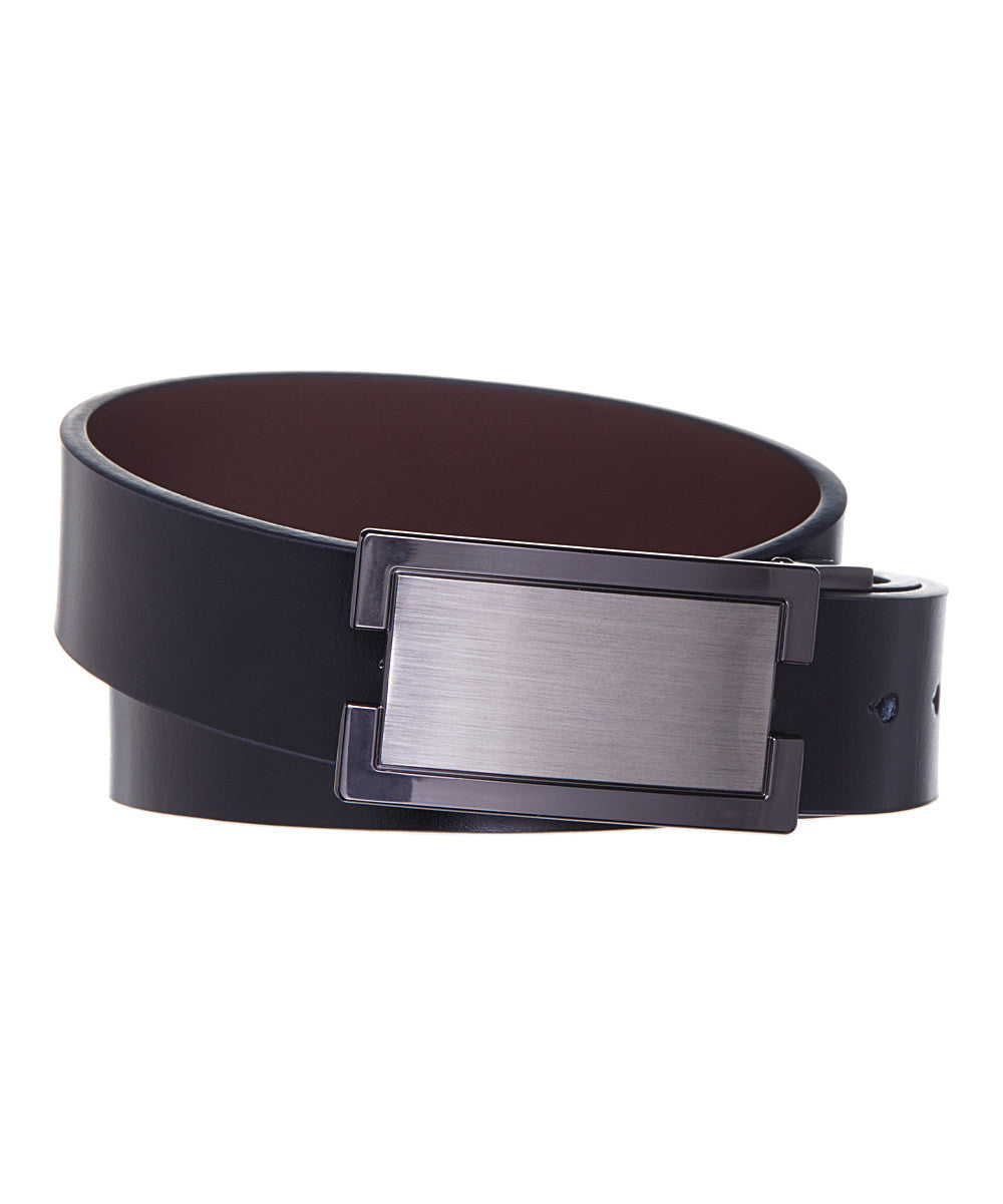 Men's Metal Magnetic Frame Leather Belt - UB813 - BucheliUSA