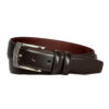 2-Pack Men’s Black & Brown Leather Dress Belts - A3501/2 - BucheliUSA