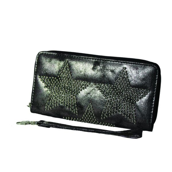 Beaded Star Metallic Clutch - WASTD104 - BucheliUSA