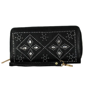 Black Diamond Studded Clutch - WASTD110 - BucheliUSA